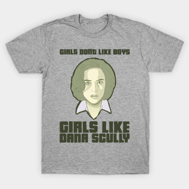 girls like DANA SCULLY. T-Shirt by Still_Rad